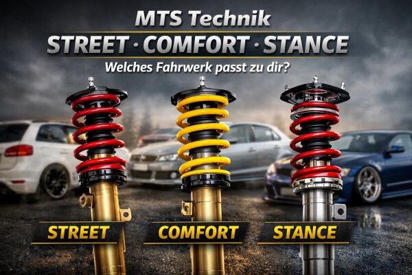 MTS Technik Street, Comfort oder Stance – welches Gewindefahrwerk passt zu dir? - MTS Technik Street, Comfort oder Stance – welches Gewindefahrwerk passt zu dir?
