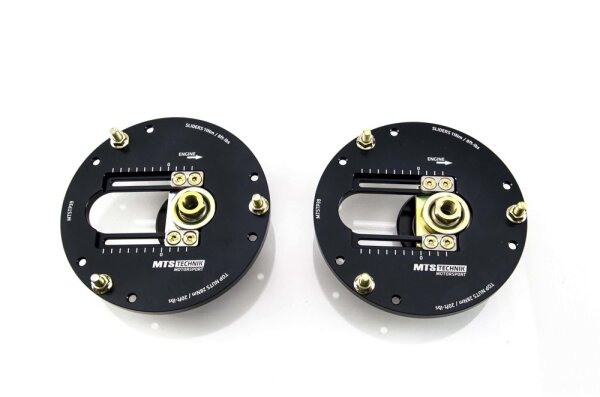 MTS einstellbare Camber / Caster Sturzplatten Stützlager Vorderachse passend für Audi A6 C4 (4A) 2.6 110 KW MTSCP39SET