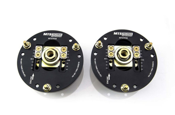 MTS Einstellbare Camber / Caster Sturzplatten Vorderachse passend für Volkswagen GOLF VI (5K1) Blue E-Motion 65 KW MTSCP20SET