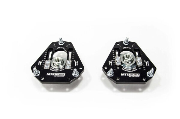 MTS Einstellbare Camber / Caster Sturzplatten Vorderachse passend für Mini MINI CLUBVAN (R55) Cooper D - 82 KW MTSCP48SET