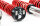 MTS Stance Inox Gewindefahrwerk passend für Volkswagen GOLF IV Cabriolet (1E7) 2.0 - 85 KW XMTSGWVW86-S