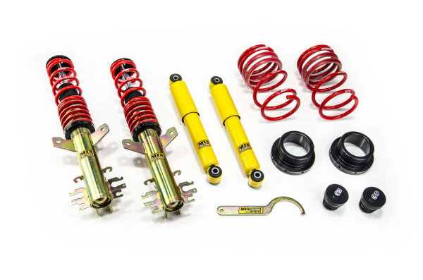 MTS Street Gold Gewindefahrwerk passend für Fiat 500 C (312) 1.4 (312CXC1B, 312AXC1B) - 74 KW MTSGWFI03