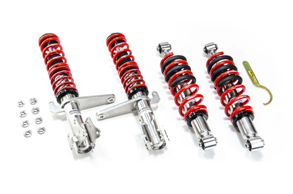 MTS Street Inox Gewindefahrwerk passend für Audi 80 B4 Avant (8C) S2 quattro - 169 KW XMTSGWAU36