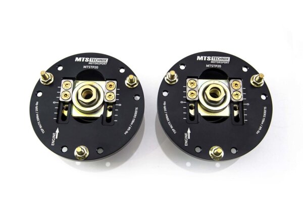 MTS einstellbare Camber / Caster Sturzplatten Stützlager Vorderachse passend für Volkswagen PASSAT CC B6 (357) 2.0 TDI 4motion 103 KW MTSCP20SET
