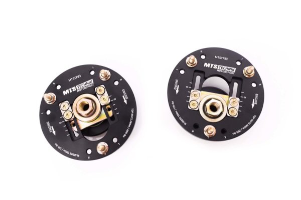MTS einstellbare Camber / Caster Sturzplatten Stützlager Vorderachse passend für BMW 7 (E23) 735 i 160 KW MTSCP23SET