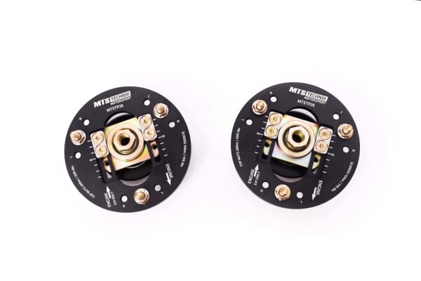 MTS einstellbare Camber / Caster Sturzplatten Stützlager Vorderachse passend für BMW 5 (E60) 525 i 141 KW MTSCP26SET